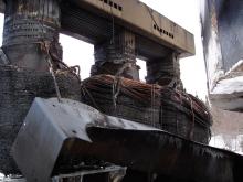 Smooth Rock Falls Heavy Equipment Operating for removal of Transformer