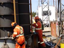 Heavy Equipment Operating for removal of Transformer